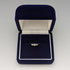 British vintage jewelry triple diamond 9ct gold ring ring